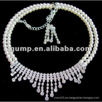 Rhinestones boda joyería nupcial conjunto (GWJ12-076)